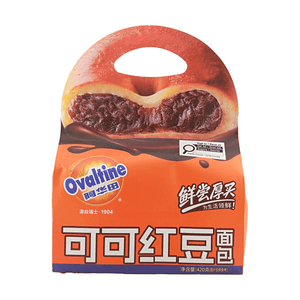 Pain aux haricots rouges et cacao Ovaltine 14,82 oz【Cacao riche】【Haricots rouges tendres】