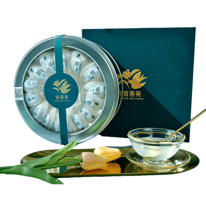 [중국발 다이렉트 메일] 말레이시아 관옌위안 특급 공식 새둥지 오리지널 수입 일반 새둥지(소형 선물 상자) 50g