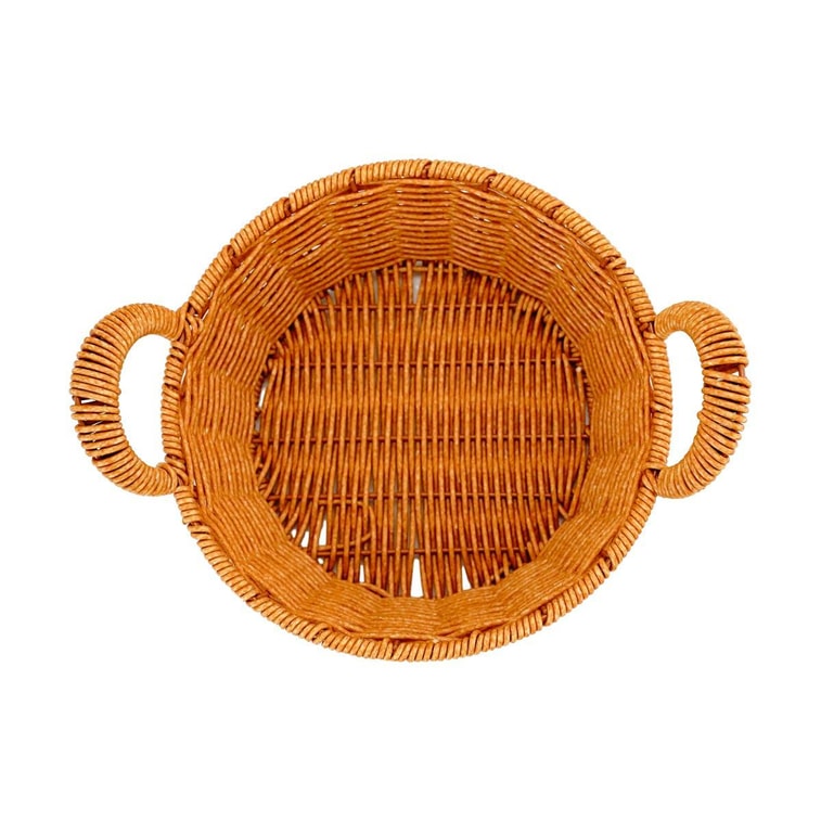 라탄 느낌의 과일 보관 바구니, 중간 크기의 원형 주방 정리함 4