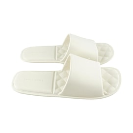 三利 可折叠便携式拖鞋 飞机旅游拖鞋 白色 M码 适合39~41