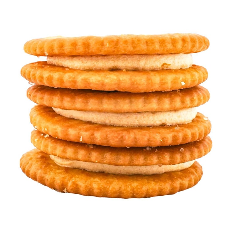 日本YBC山崎 起司起司夾心餅乾 16枚 129.6g 3