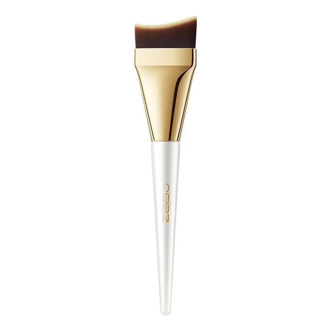 Foundation brush ultra-thin professional makeup artist specialised crescent-shaped foundation flawless liquid foundation brush *1 piece