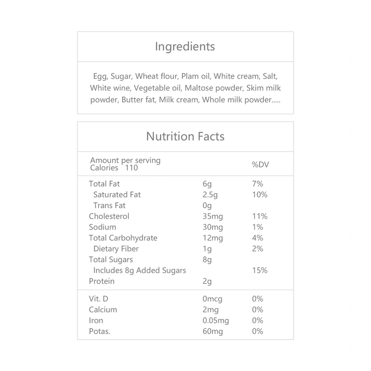 カスタードケーキ（12個入り）276g 15
