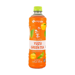 Oi Ocha Yuzu Green Tea, 16.9 fl oz【Low Calories 0 Sugar 0 Fat】