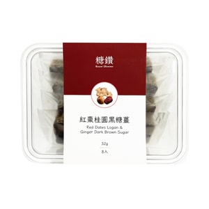 [台灣直郵] 糖鑽 紅棗桂圓黑糖薑 256g 8入