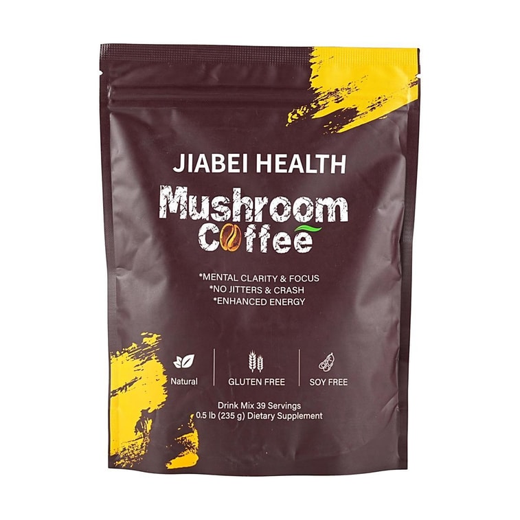 Mushroom Coffee Powder,Low Caffeine,Gluten Free,8.29 oz 8