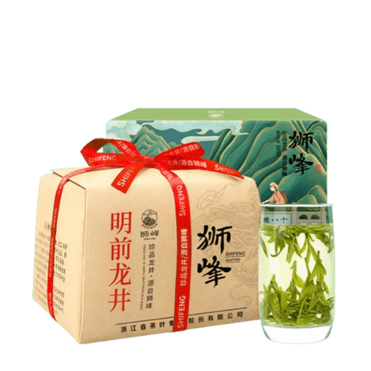 中国直送】 獅峰牌 2025年新茶 厳選老茶樹 明前龍井茶 特級 春緑茶