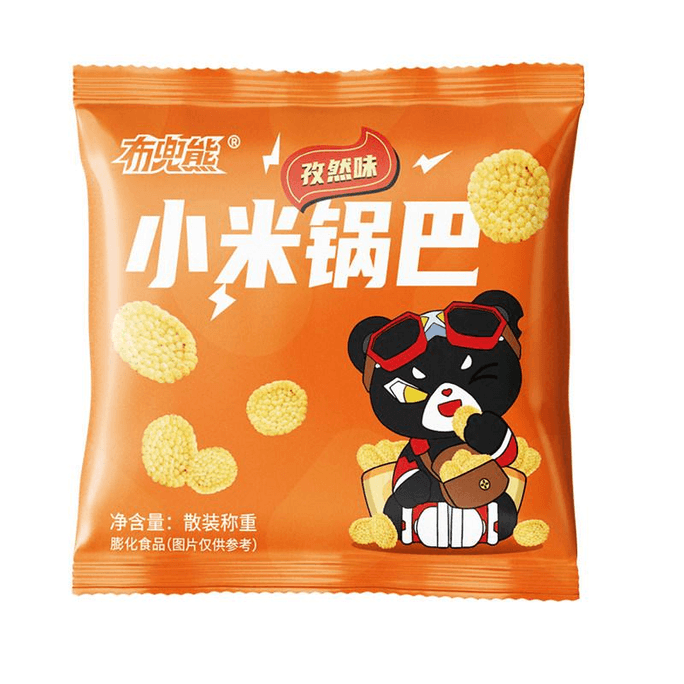 【中國直郵】 布兜熊 小米鍋巴 10g*20包