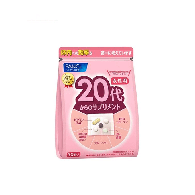 Supplements For Women In Their 20s 30-Day Supply 30 Bags