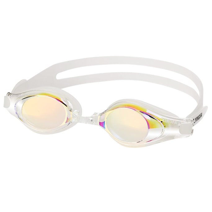 Goggles waterproof anti-fog HD flat or myopia optional coating type white flat