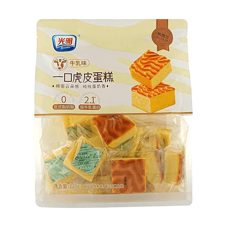 Baked Sponge Cake Milk Flavor 7.76 oz【High Protein: 2.1x Milk Protein】 3