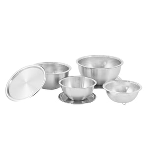 EVERSTEN Mixing Bowl+Lid+Colander Set 24cm