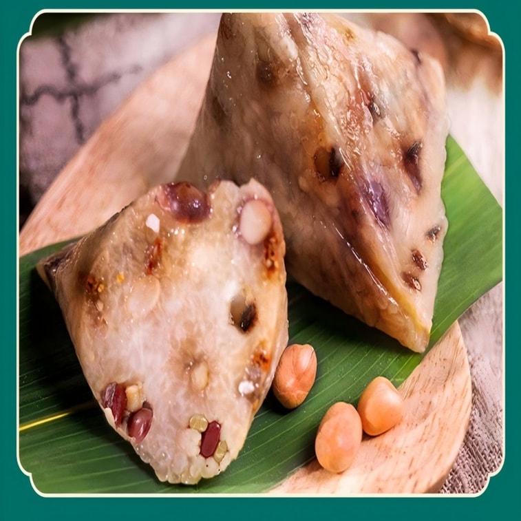 【中国直邮】 广州酒家 【端午节粽子】八宝香粽中华老字号早餐送礼手信龙舟200g 5