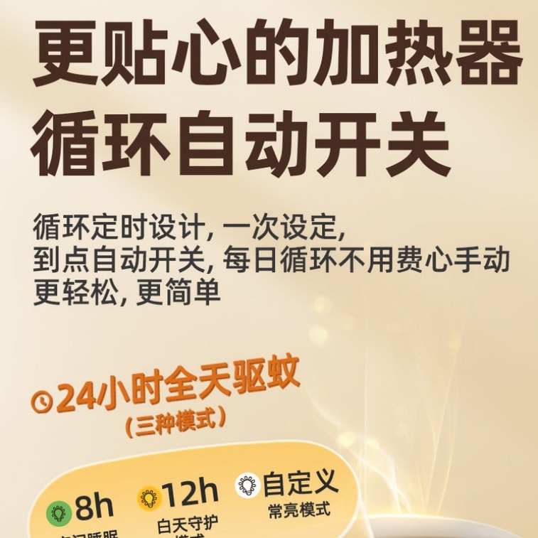 [중국 직배송] 런벤 무향 전기 모기 퇴치기 액체형, 45ml (1개입, 1개액), 곰 디자인 5