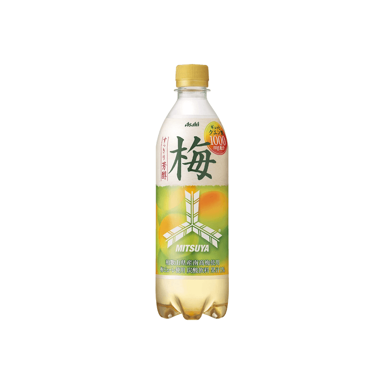 ASAHI 日本ASAHI朝日MITSUYA三矢梅子汽水500ml - Yami