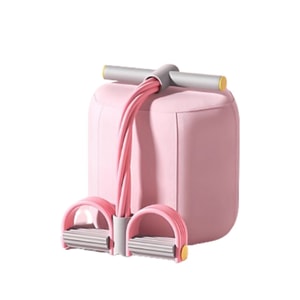 【中国直送】「リトルスワロー」ストレッチマシン、フットペダル抵抗バンド、脊椎牽引、首と肩の矯正、背中トレーニング用ホームフィットネス機器、コーラルピンク、ユーススタイル、1個パック