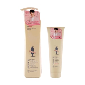 ADOLPH Gentle & Smooth Shampoo 500g + Essential Oil Conditioner 260ml Combo Pack, Frizz Control & Nourishment Value Pack