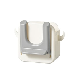 Wall Mounted Hair Dryer Holder Foldable Shelf Bathroom Hair Dryer Holder Bathroom Hanger White