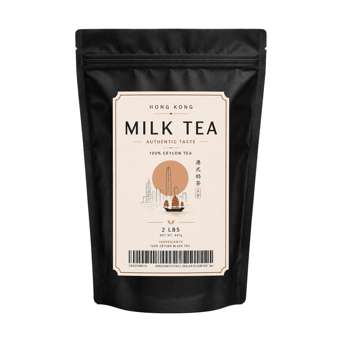 【美国直邮】 美国 优爱厨 正宗港式奶茶特调拼配茶散装茶叶 2磅全新包装带拉链袋