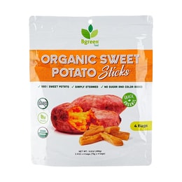BIG GREEN家鄉風味 有機地瓜乾 4包入 280g【0糖0添加】【USDA認證】