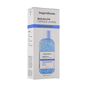 Product: BakuGlow Capsule Lotion, 5.07 fl oz, Blue Capsule Burst Essence Lotion with Bakuchiol【13 Peptides Glass Skin】
