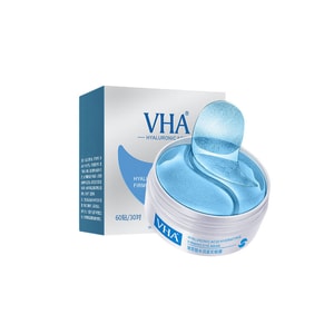 Luxury Hyaluronic Acid Eye Patches, Hydrating, Lifting, Targeting Dark Circles, Fine Lines & Milia Seeds. Say No To Panda Eyes. VHA Formula. ‌1 Box, 80g (30 Pairs)