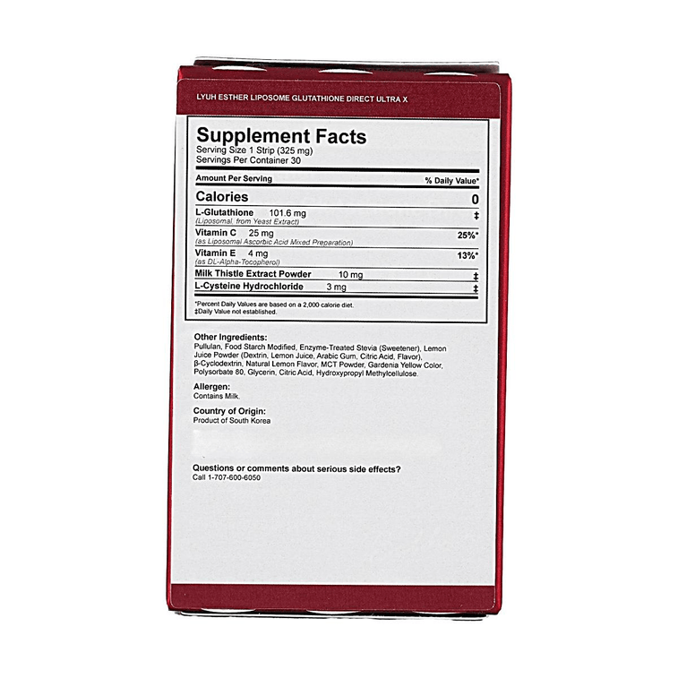 Liposome Glutathione Direct Ultra X 30 pieces 【5th Generation Upgrade】【High Absorption Rate】 5