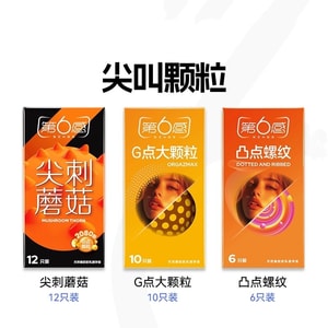 Wolf Fang Textured Ultra-Thin Condoms with Stimulating Nubs for Men 28 pieces total