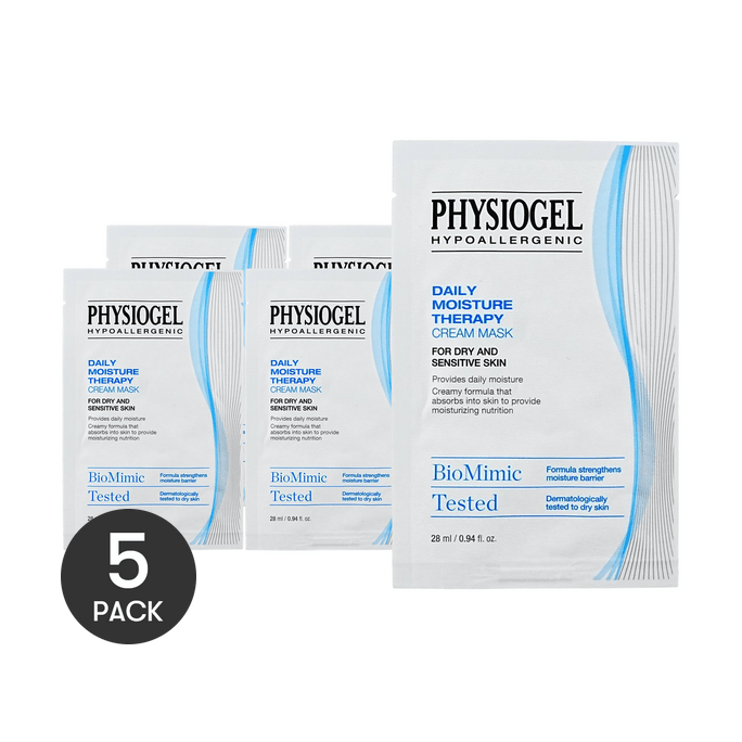 Daily Moisture Therapy Cream Mask, 0.94 fl. oz.*5sheets - For Dry & Sensitive Skin
