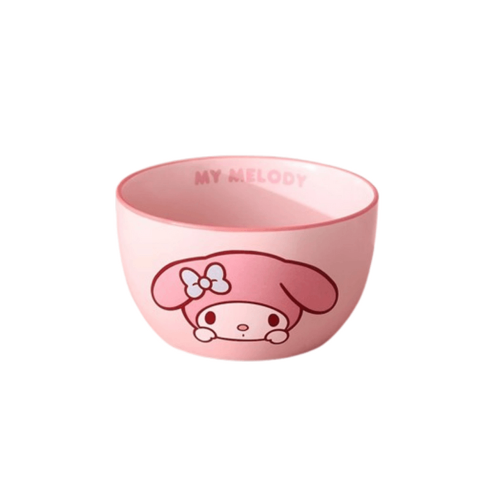 Ceramic Eating Rice Bowl Home Soup Noodle Bowl Cute Kids Single 4.5 inch Rice Bowl 