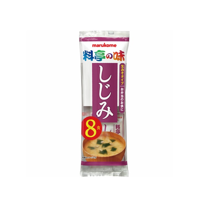 MARUKOME Ryotei’s Instant Reduced Salt Clam Miso Soup 8 bags