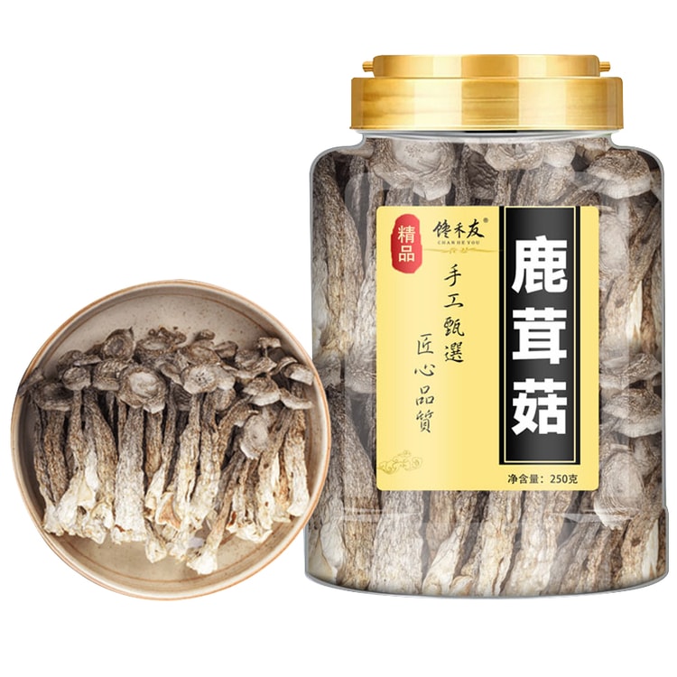 中国直邮】 水月秦淮鹿茸菇干货鹿茸菇特产鹿茸菌天然煲汤食材鲜嫩菌子