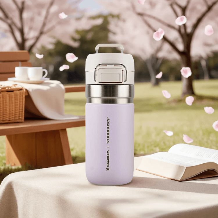 SAKURA2025ステンレスボトルペールピンクグラデーション355ml