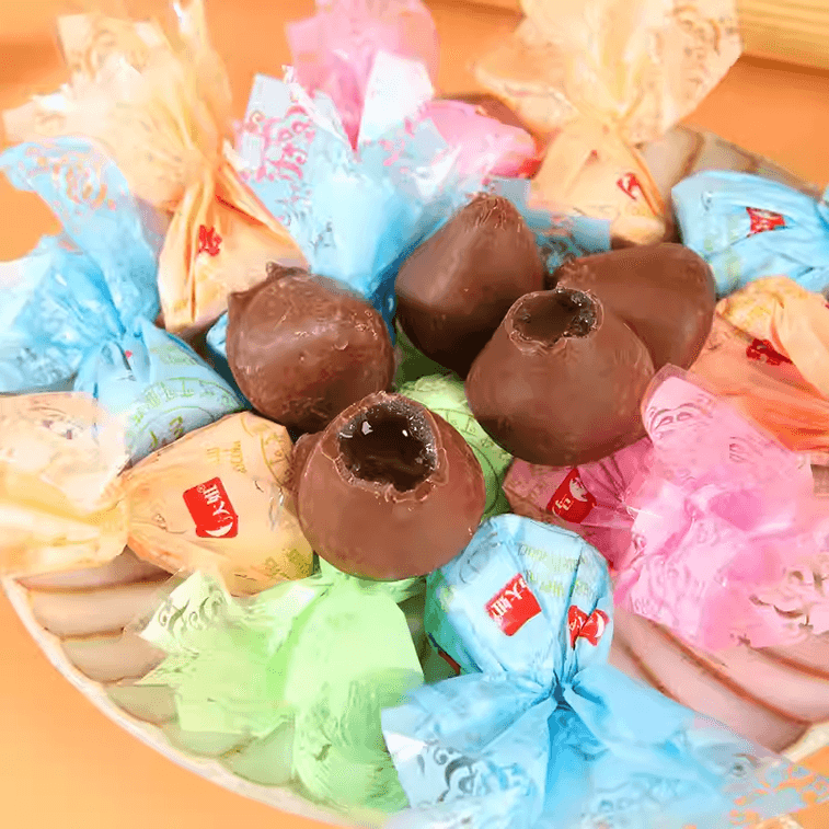 【中国直邮】 马大姐 酒心巧克力150g酒心糖怀旧糖果结婚满月喜糖出游零食 4