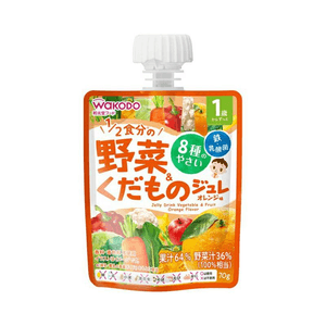 【日本直郵】 日本 與光堂 果凍飲料 70克 柳橙 兒童營養 補充飲品