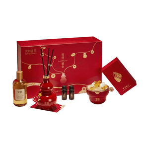 재물의 신 모자 아로마 디퓨저 돌 선물 상자, 행운을 가져다주는 금박 장식, 말띠 해 집들이 선물