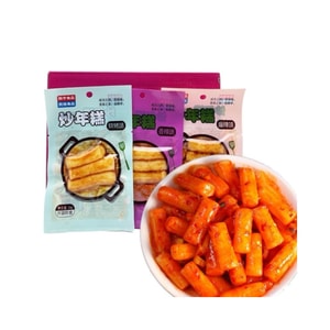 晶品优选 한우 즉석 볶음 떡볶이 스틱 바베큐맛, 매운맛, 향신료맛 3가지 맛 26g*6봉 스낵 간식