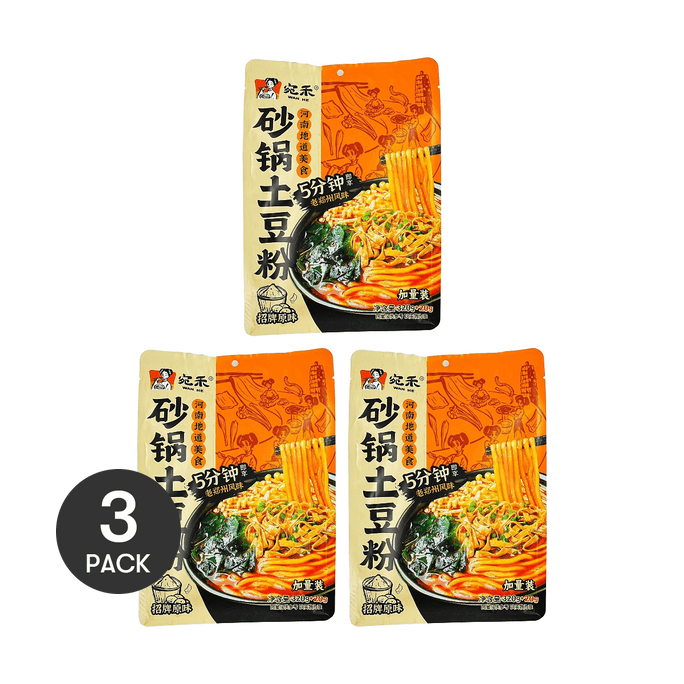 클레이팟 감자 국수, 11.29온스 *3【3팩】