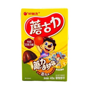 大陆版ORION好丽友 蘑古力 牛奶巧克力味蘑菇饼干 48g