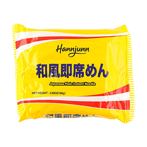 韩国HANNJUNN 和风即席面 日式净面 原味方便面 80g【劲道Q弹】【快手速食无调料包】
