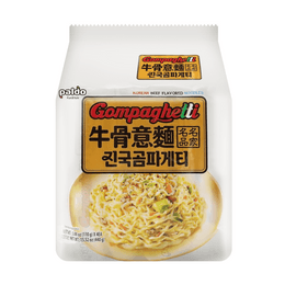 韓國PALDO八道 Gompaghetti 義大利麵 義式撈麵泡麵 牛骨湯風味 4連包 440g