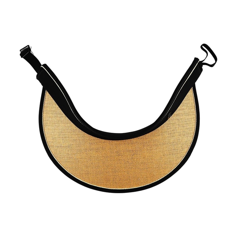 Straw Woven Sun Protection Top Hat - Khaki Upgraded with Rollable Brim, Includes Windproof Cord 7