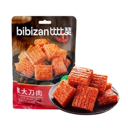 比比赞 素大刀肉麻辣条8090后儿时味怀旧零食香辣片小吃货休闲食品大礼包 228g