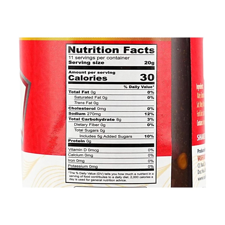 越南VASIFOOD 酸角辣酱 220g【罗望子辣椒酱】【饺子春卷蔬菜蘸酱】【海鲜肉类腌料】 3