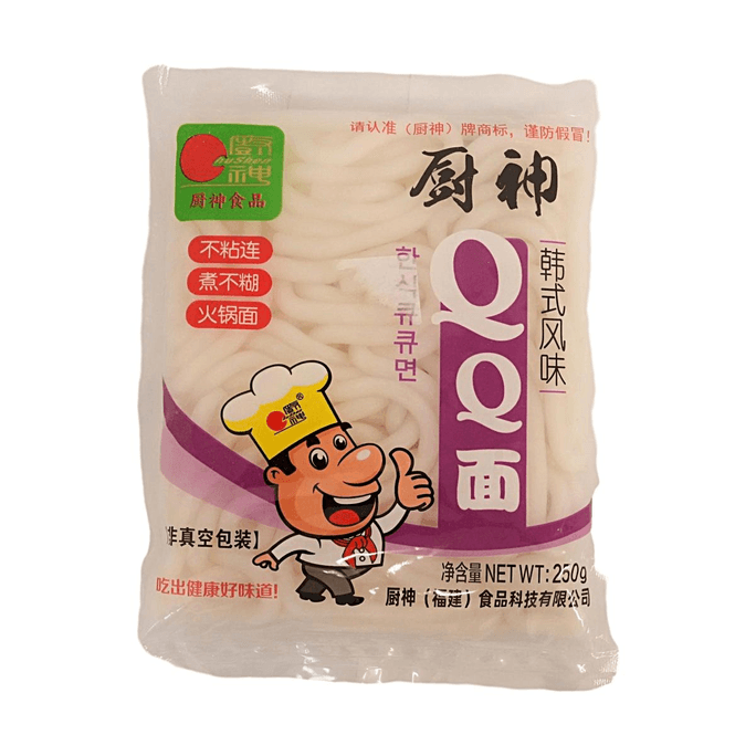 廚神 韓式風味 QQ麵 250g 【不粘連】【煮不糊】【火鍋麵】