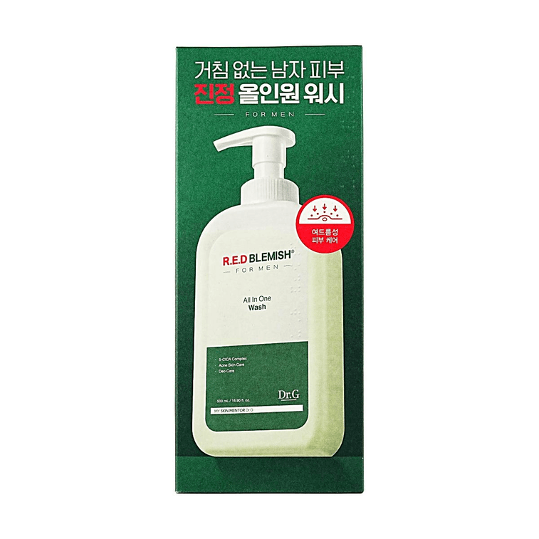 韓國Dr.G蒂邇肌 男士多效潔面 沐浴多效 500ml 清爽保濕 痘痘肌敏感肌鎮靜 3