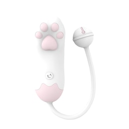 Cachito Cat Jump Egg Wireless APP Remote Masturbation Female Fun Appliance White 1 Piece