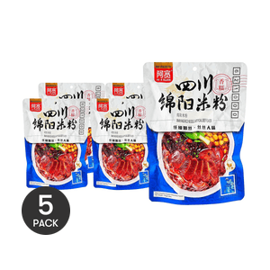白家陳記 非油炸方便米粉 四川綿陽米粉 牛肉味 120g *5【5份超值裝】【沖泡即食】