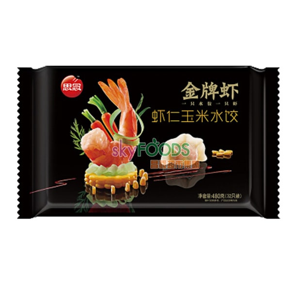 思念 金牌虾 虾仁玉米水饺 360g