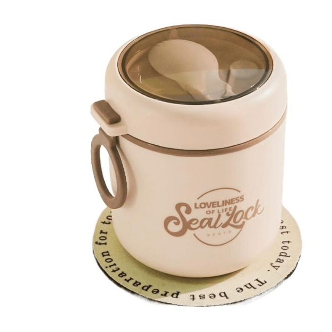 Overnight Oat Cup Yogurt Fruit Oat Cup Portable Insulated Cup With Lid Spoon 11.8 * 10cm * 1 Piece